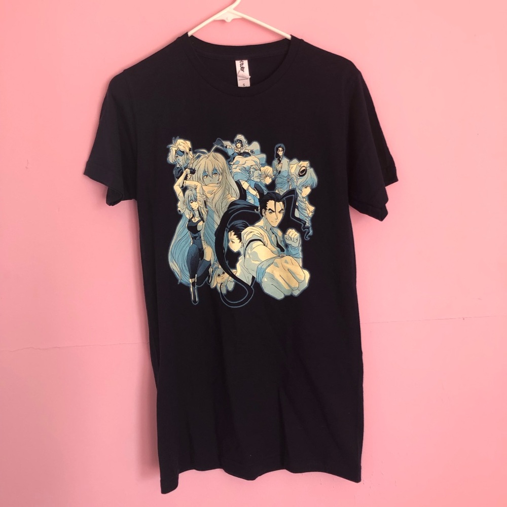 Size Small Black Anime Shirt